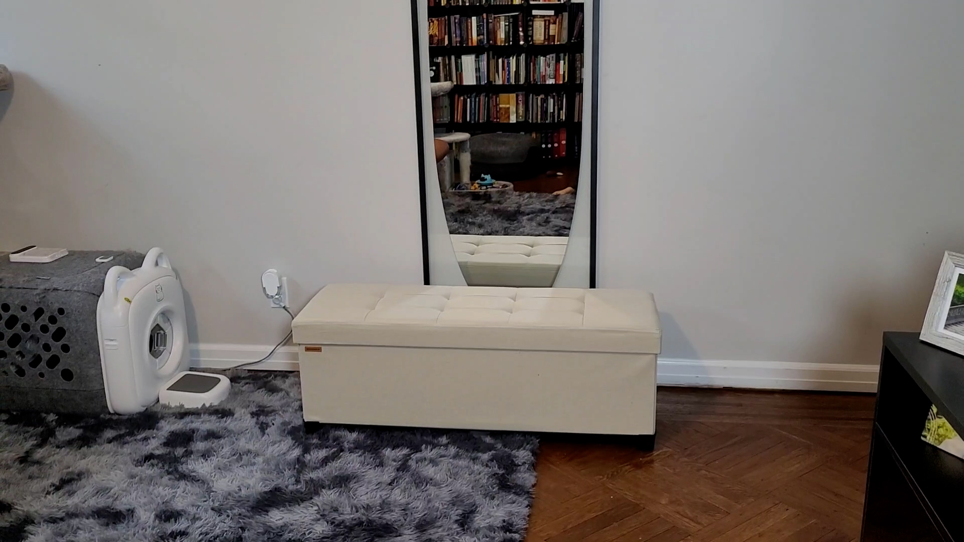 Amazon.com: SONGMICS Storage Ottoman Bench, Foldable Foot Rest